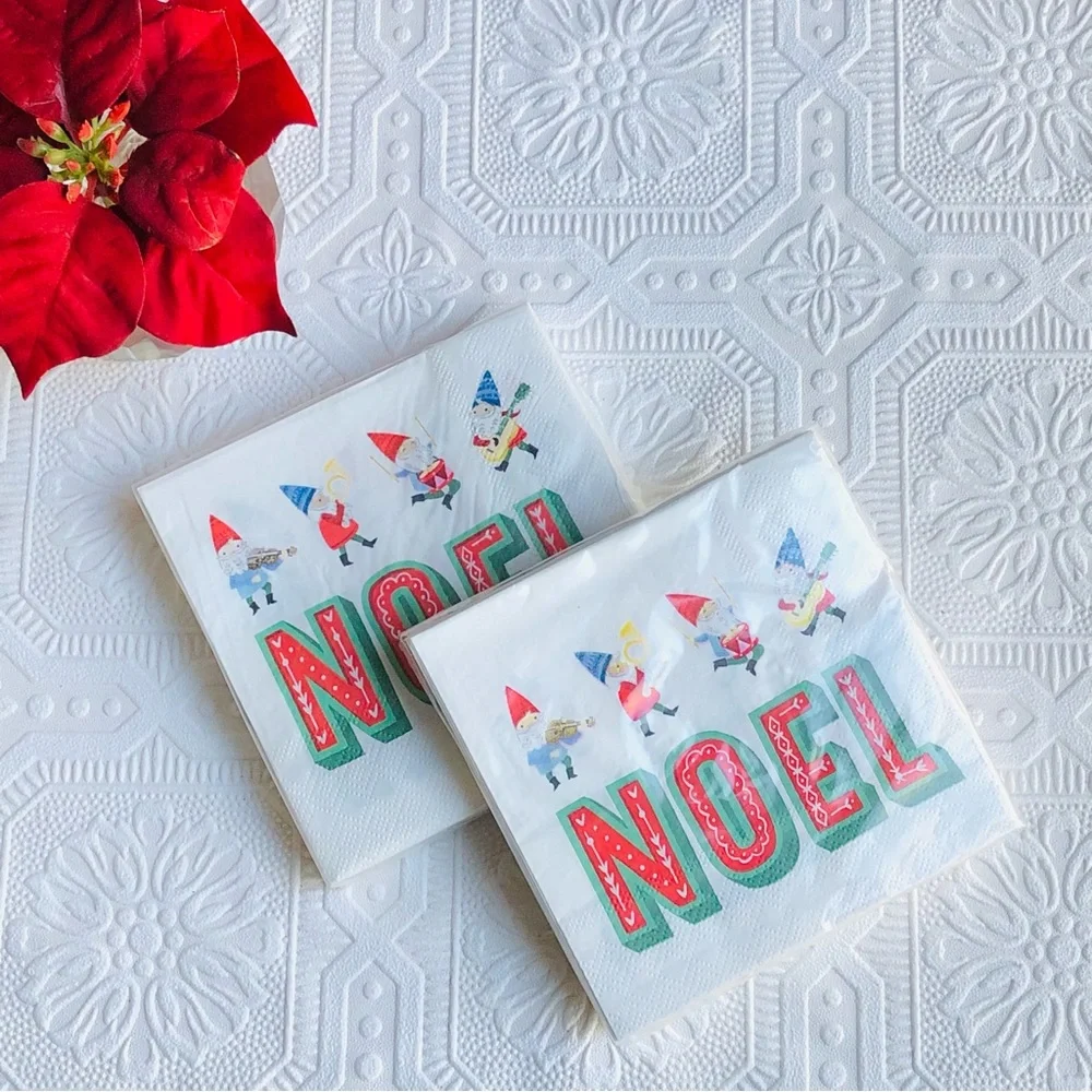 Celebrate It Noel Christmas Napkins 2 pk